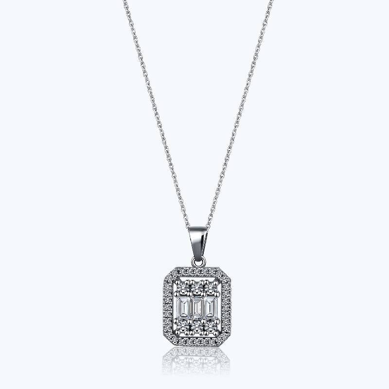 Baguette Gold Necklace