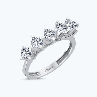 Five Stone Gold Ring