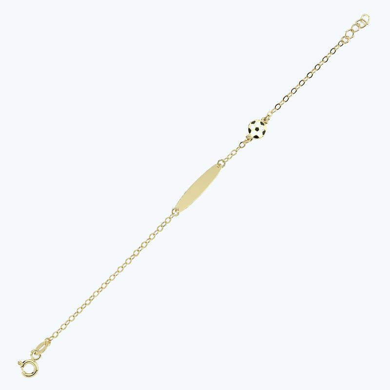 Soccer Ball Gold Bracelet