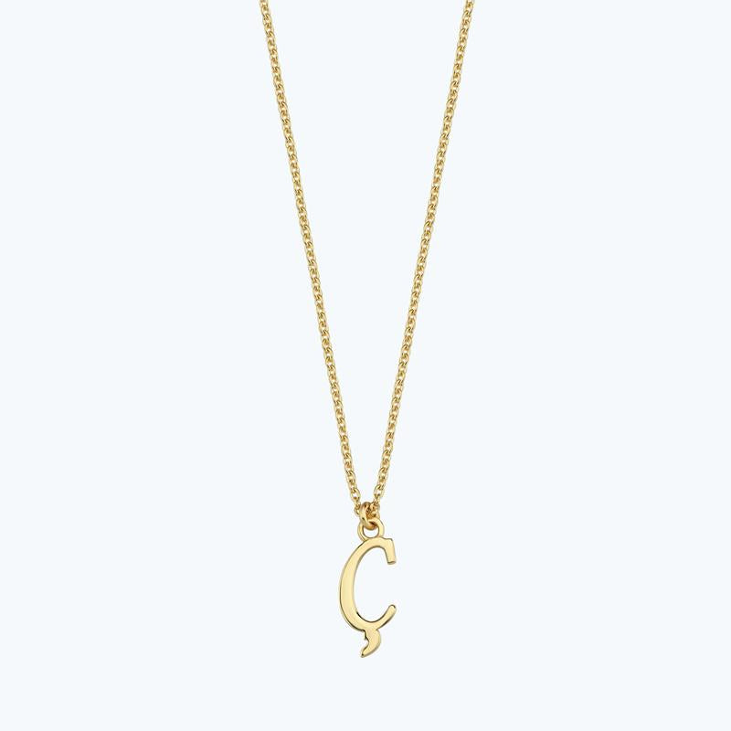 Buchstabe Ç Goldkette