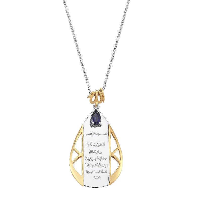 Collier Diamant Saphir