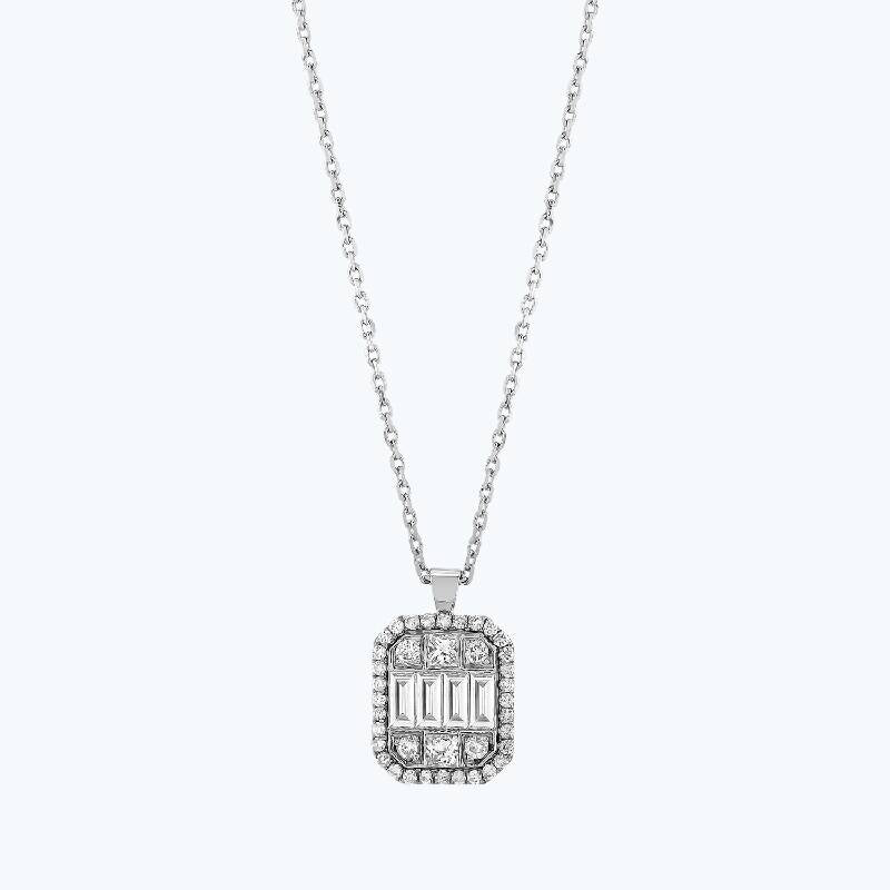 Baguette Diamantkette