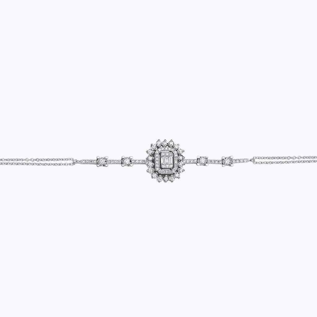 Baguette Diamantarmband