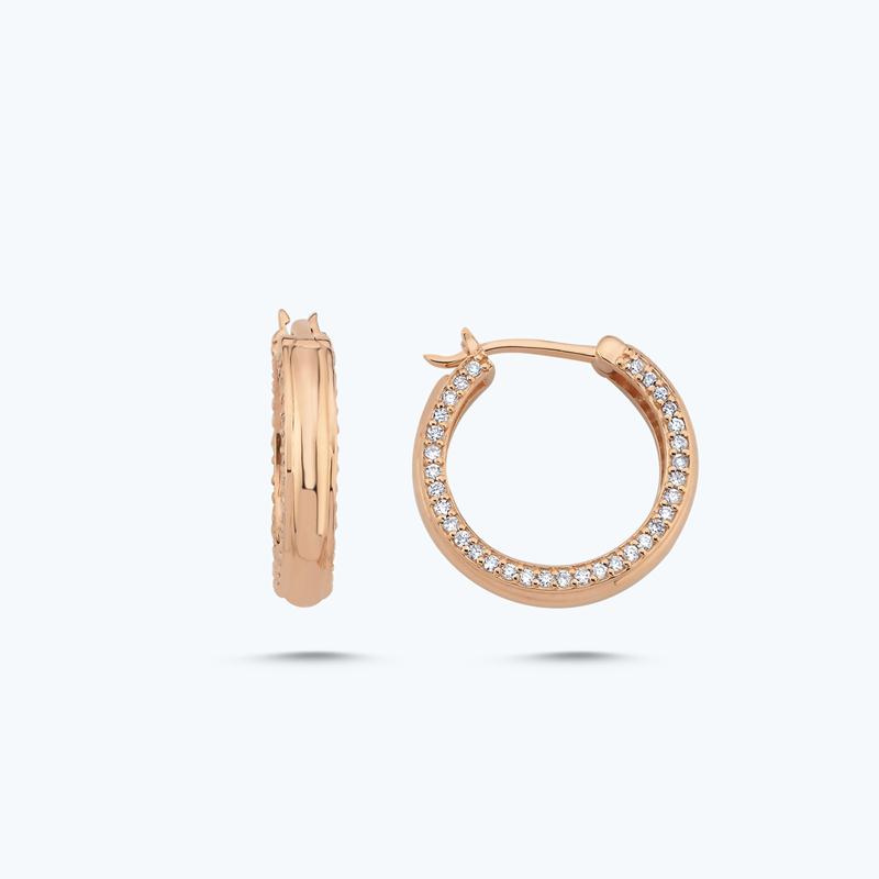 Creolen Diamantohrring