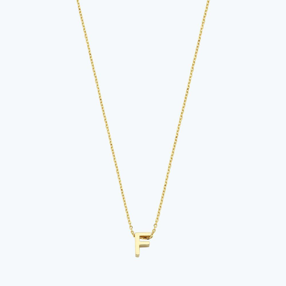 Buchstabe F Goldkette