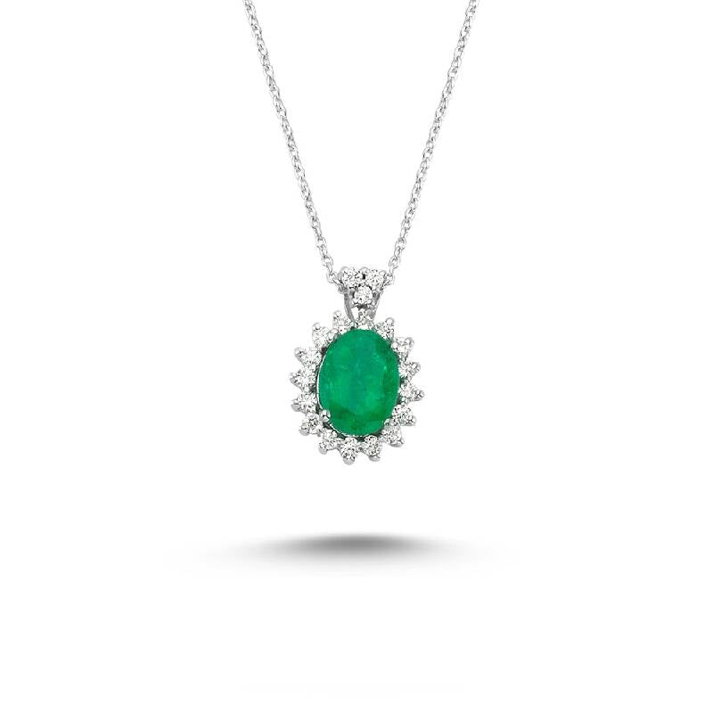Smaragd Diamantkette