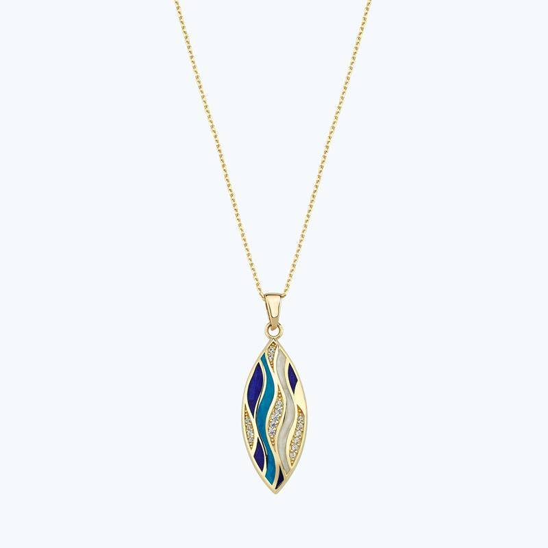 Moire Goldkette