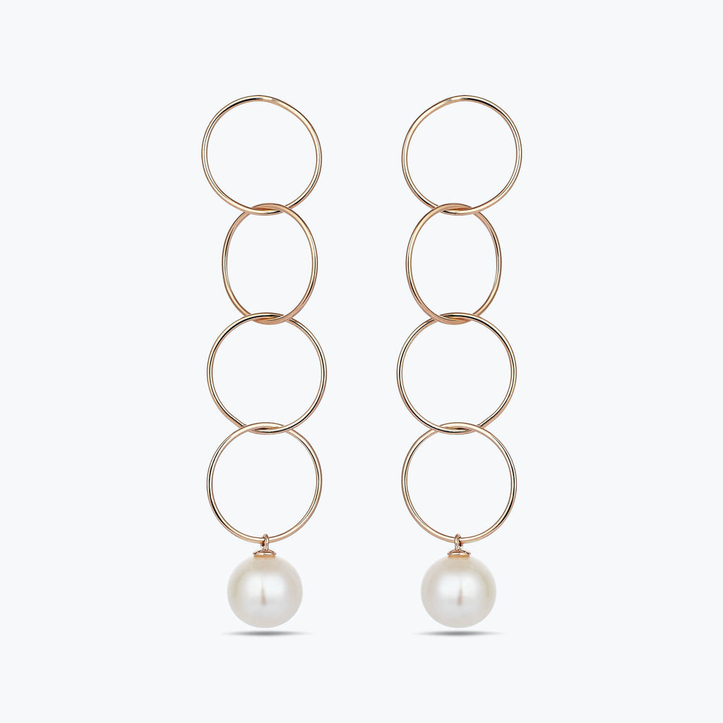 Pearl Gold Earrings