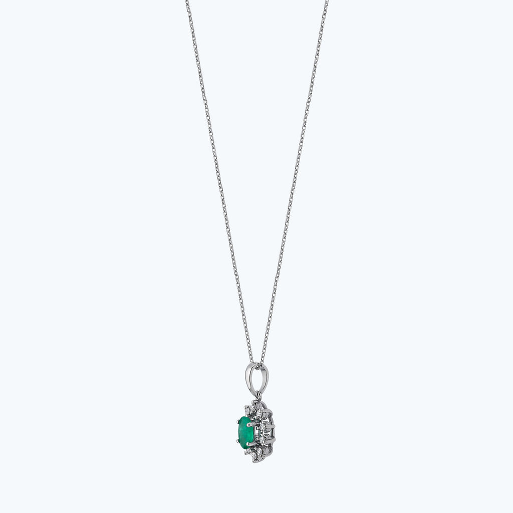 Smaragd Diamantkette