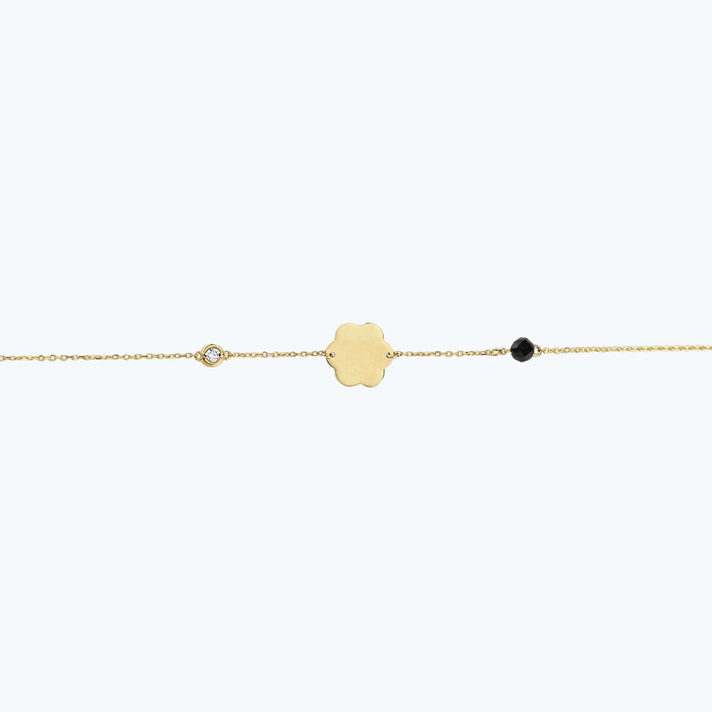 Spinell Stein Diamantarmband