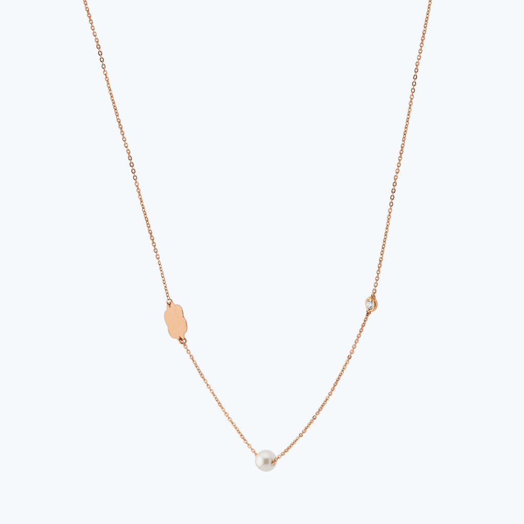 Perlen Diamantkette