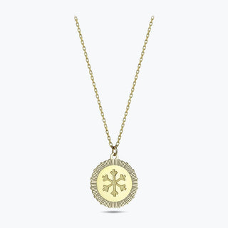 Altınbaş Life Snowflake Gold Necklace