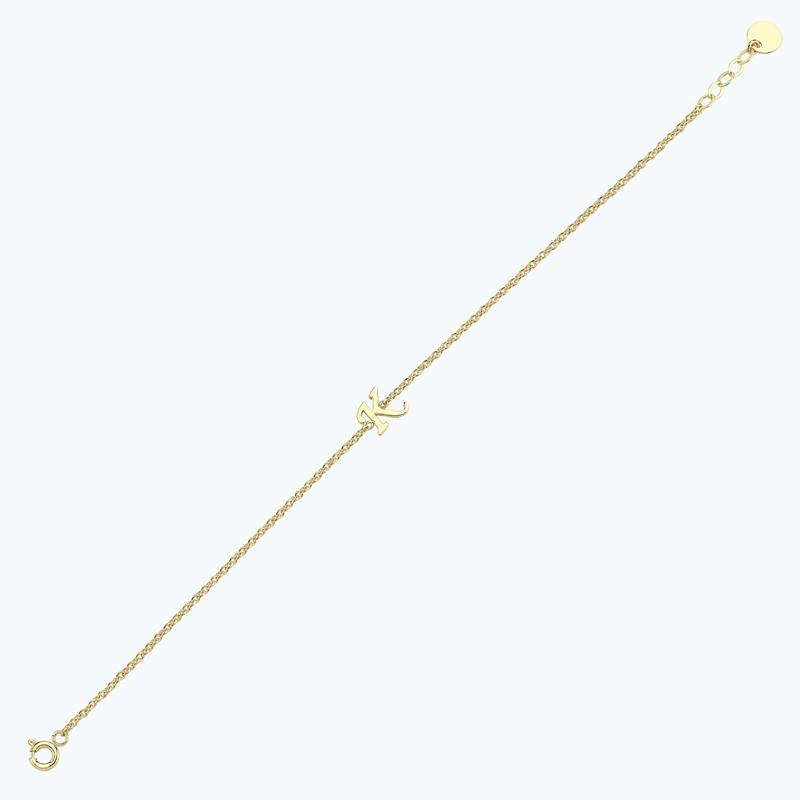 Bracelet Or Lettre K