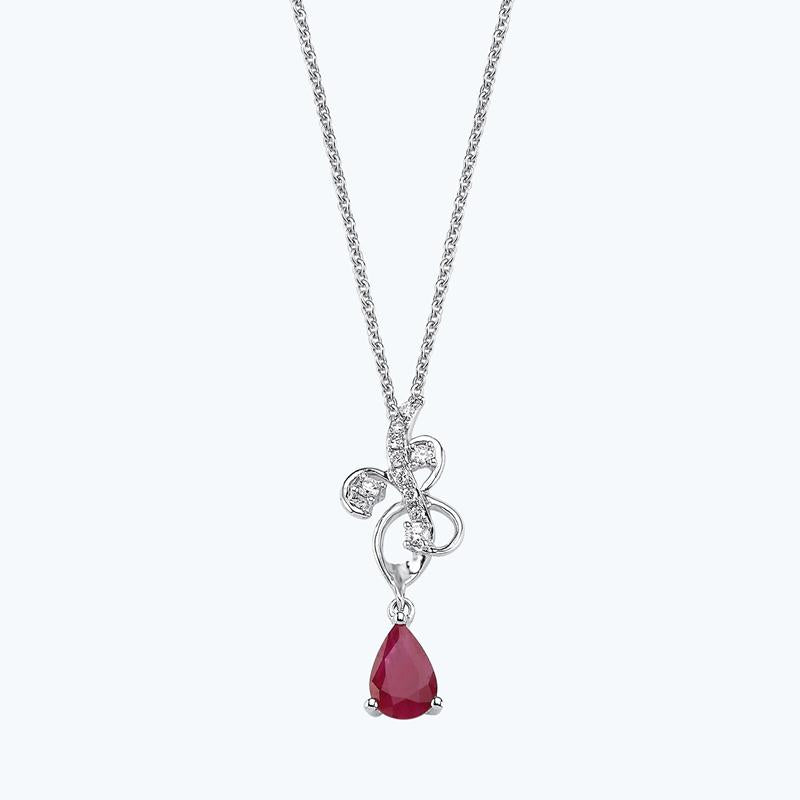 Ruby Diamond Necklace