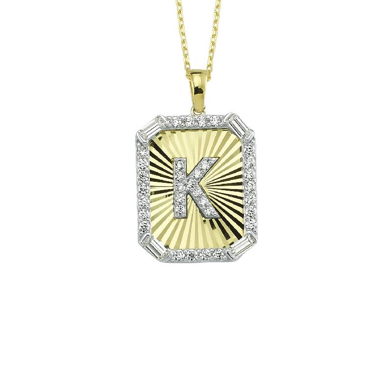 Collier Or Lettre K