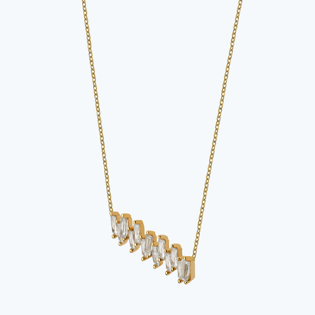 Collier Or Baguette