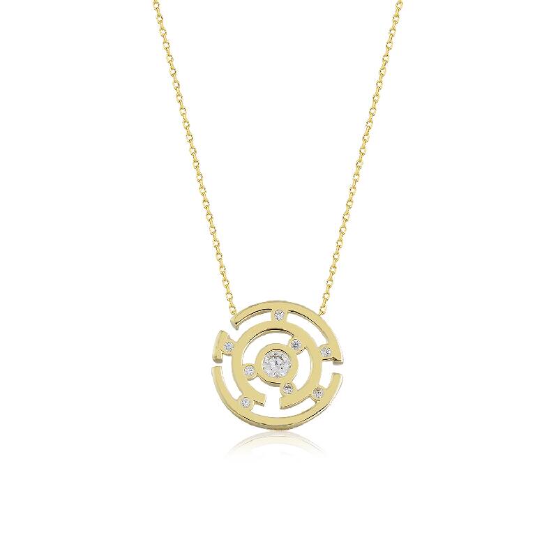 Collier Or Labyrinthe
