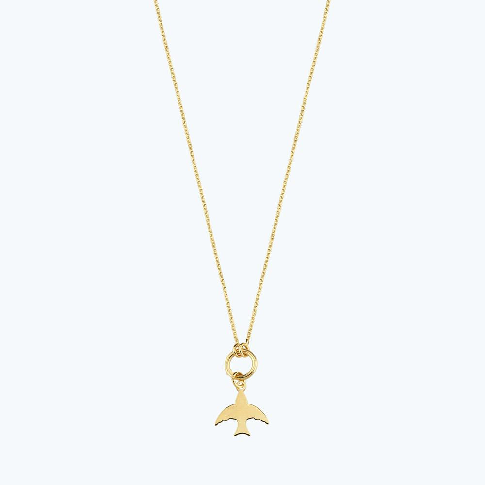 Schwalbe Vogel Goldkette