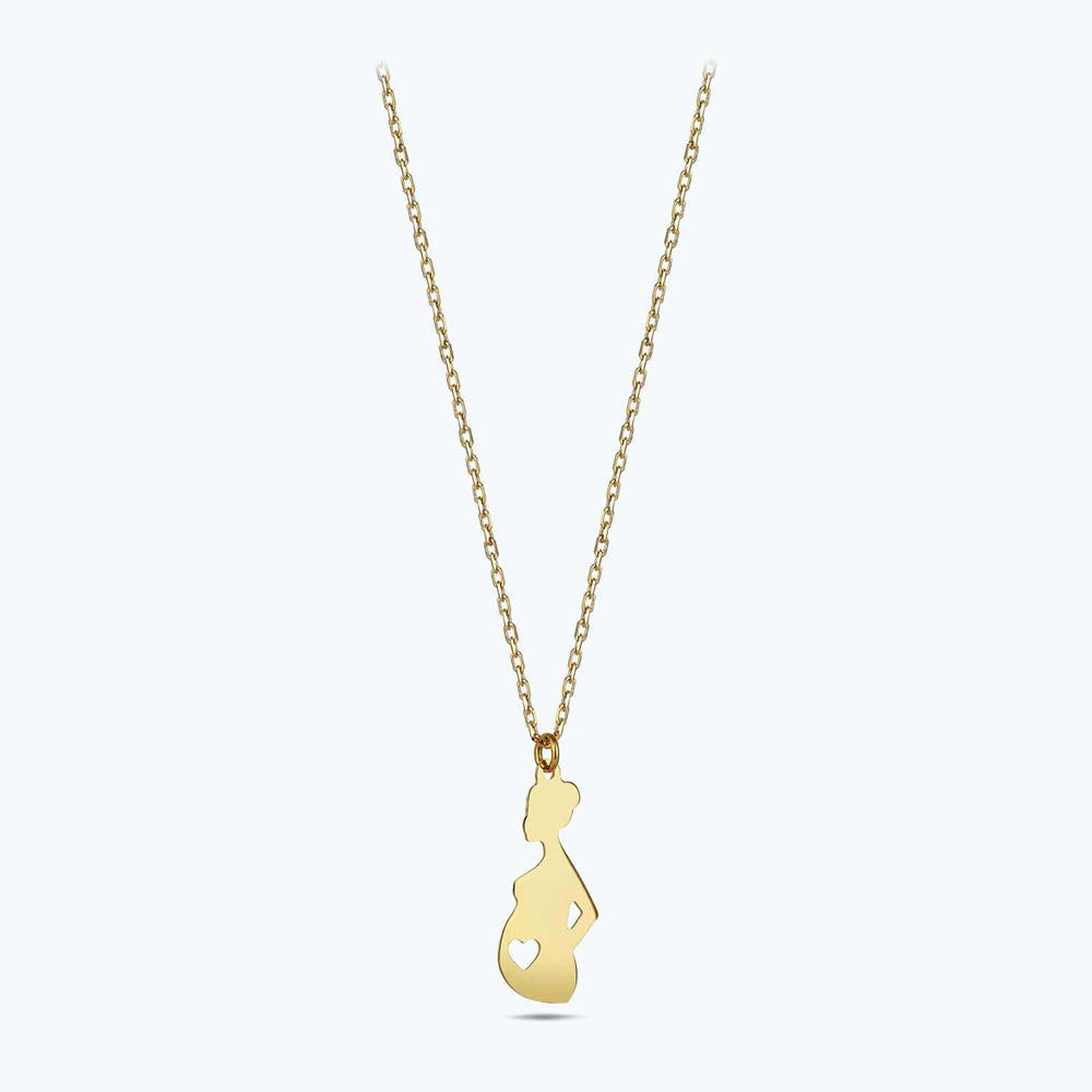 Mom To Be Gold Necklace