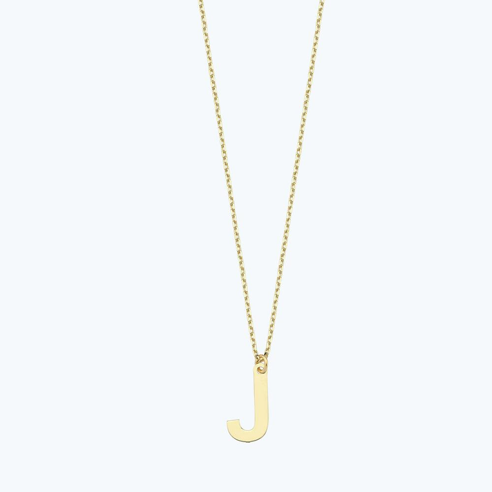 Buchstabe J Goldkette