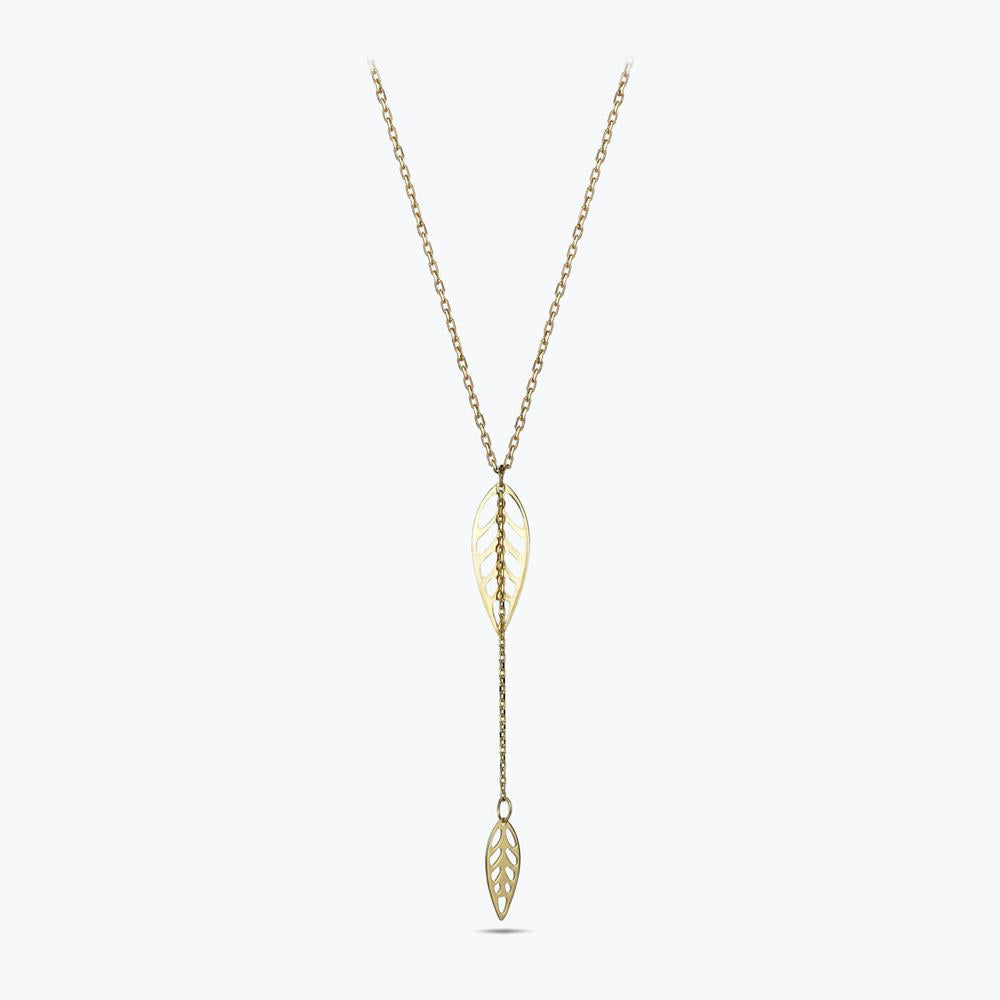 Blatt Goldkette