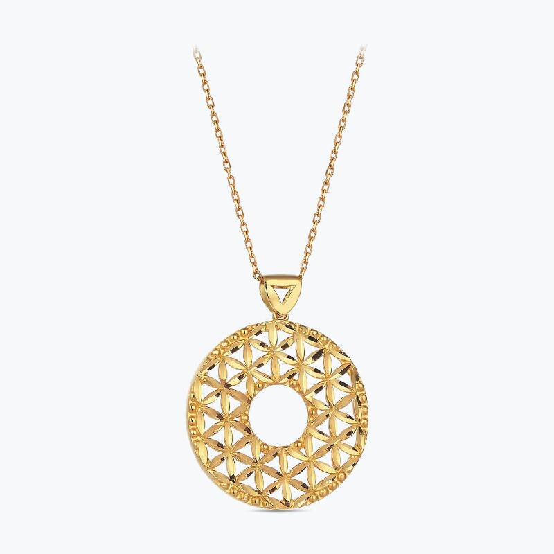22K Goldkette Lebensbaum