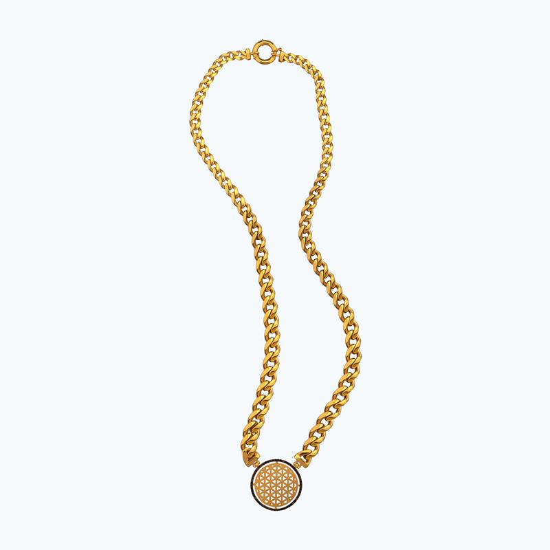 22K Gold Flower Of Life Bracelet