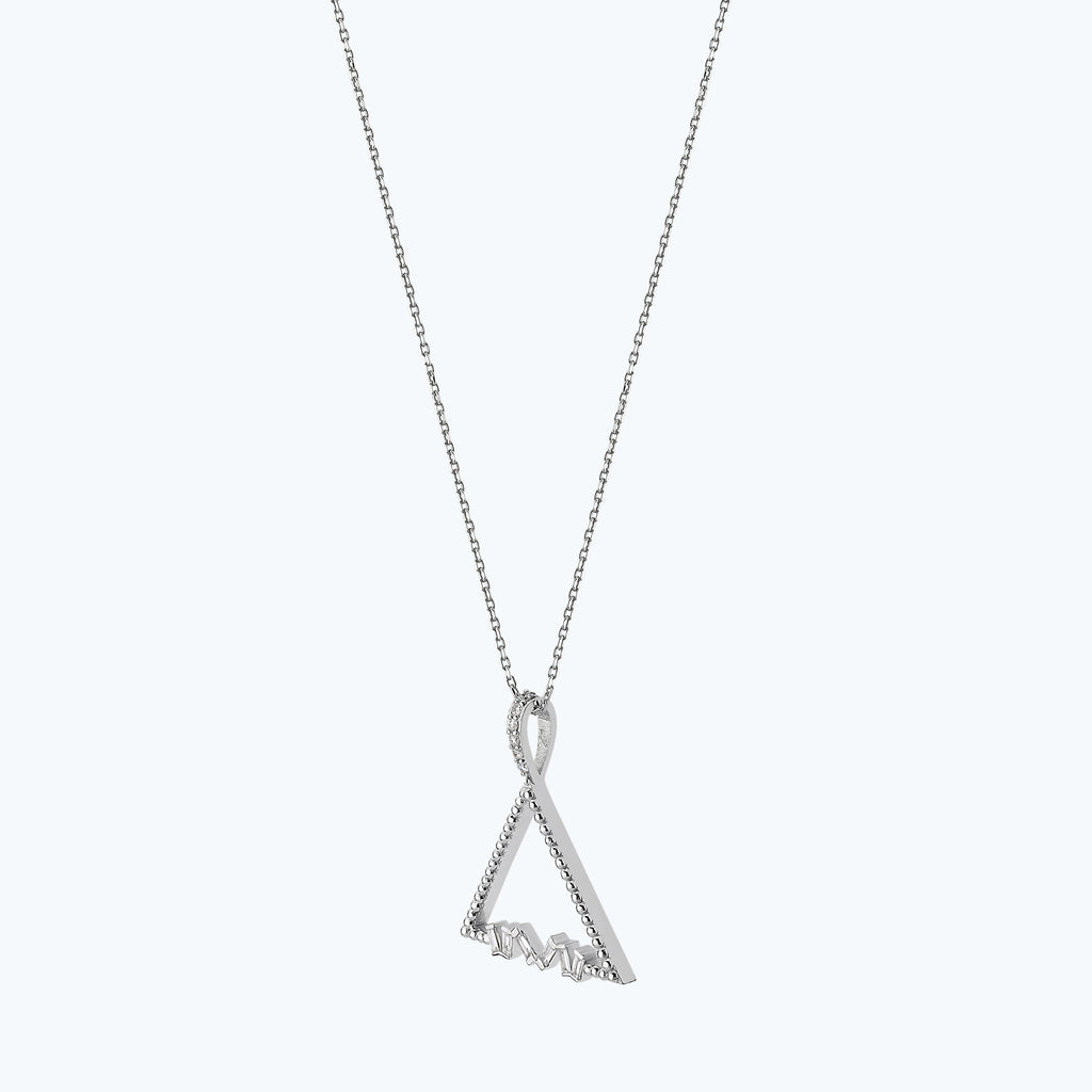 Collier Diamant Baguette
