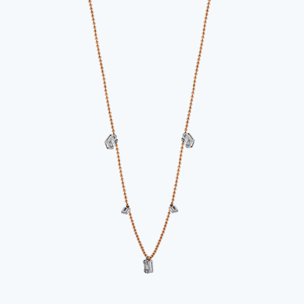 Baguette Diamantkette