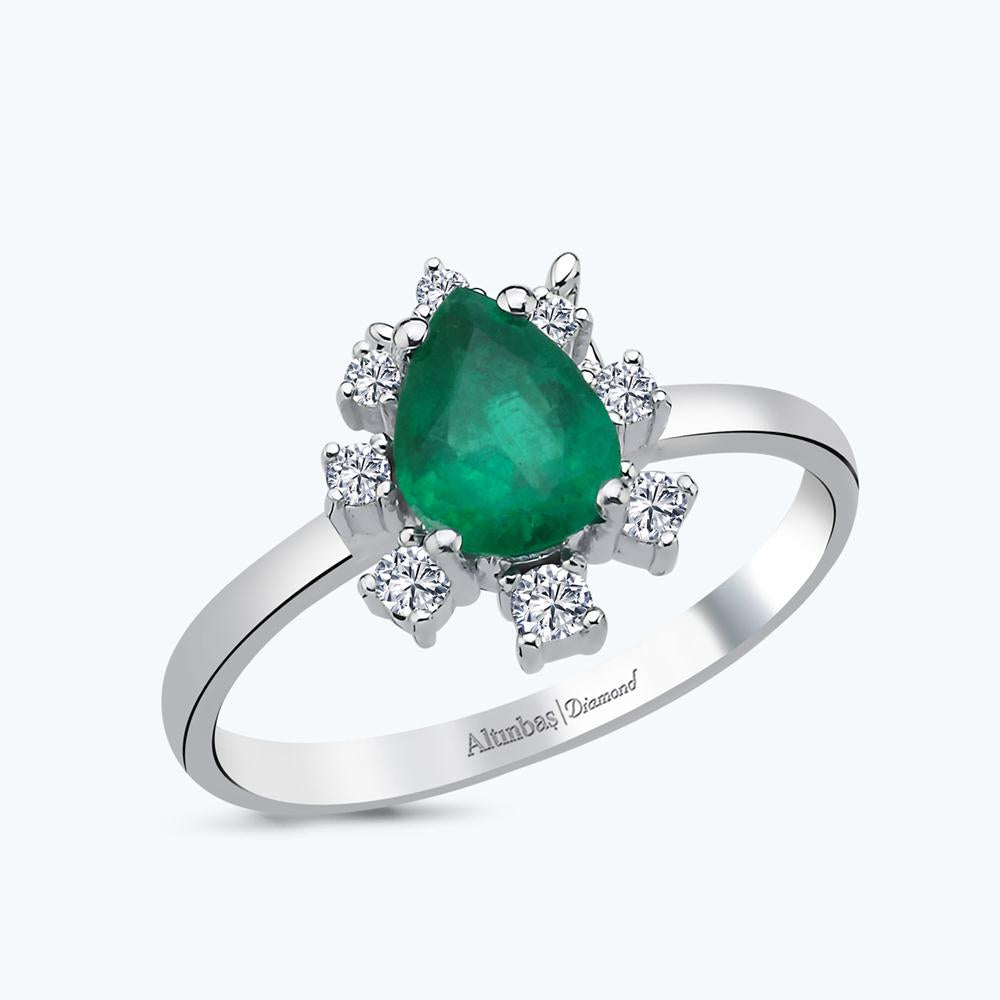 Bague Diamant Émeraude