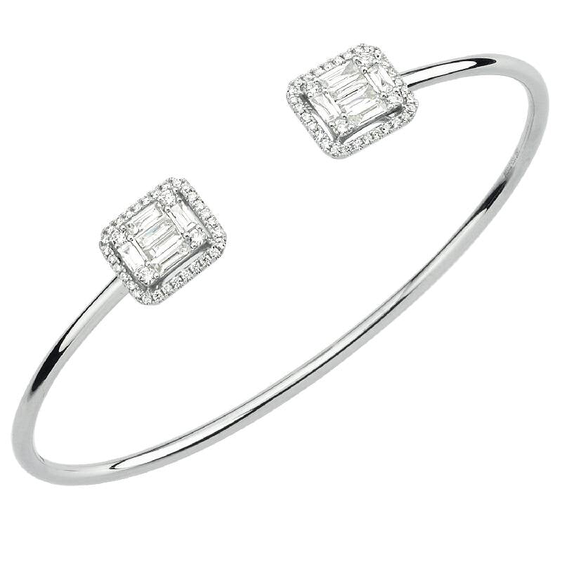 Baguette Diamantarmband