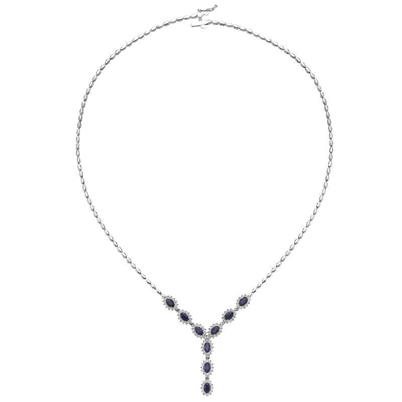 Collier Diamant Saphir
