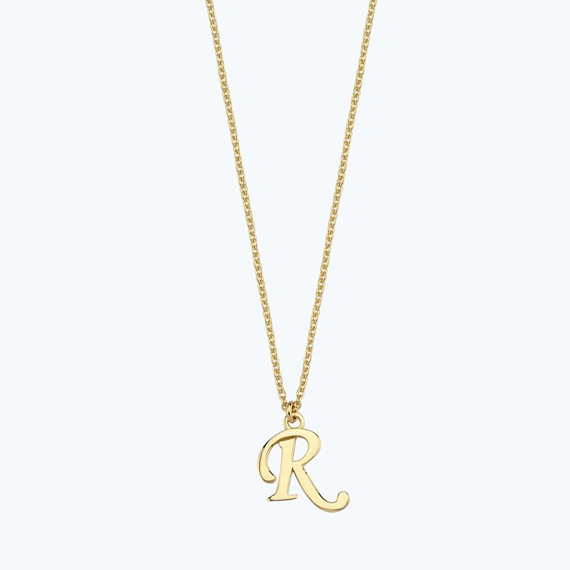 Buchstabe R Goldkette