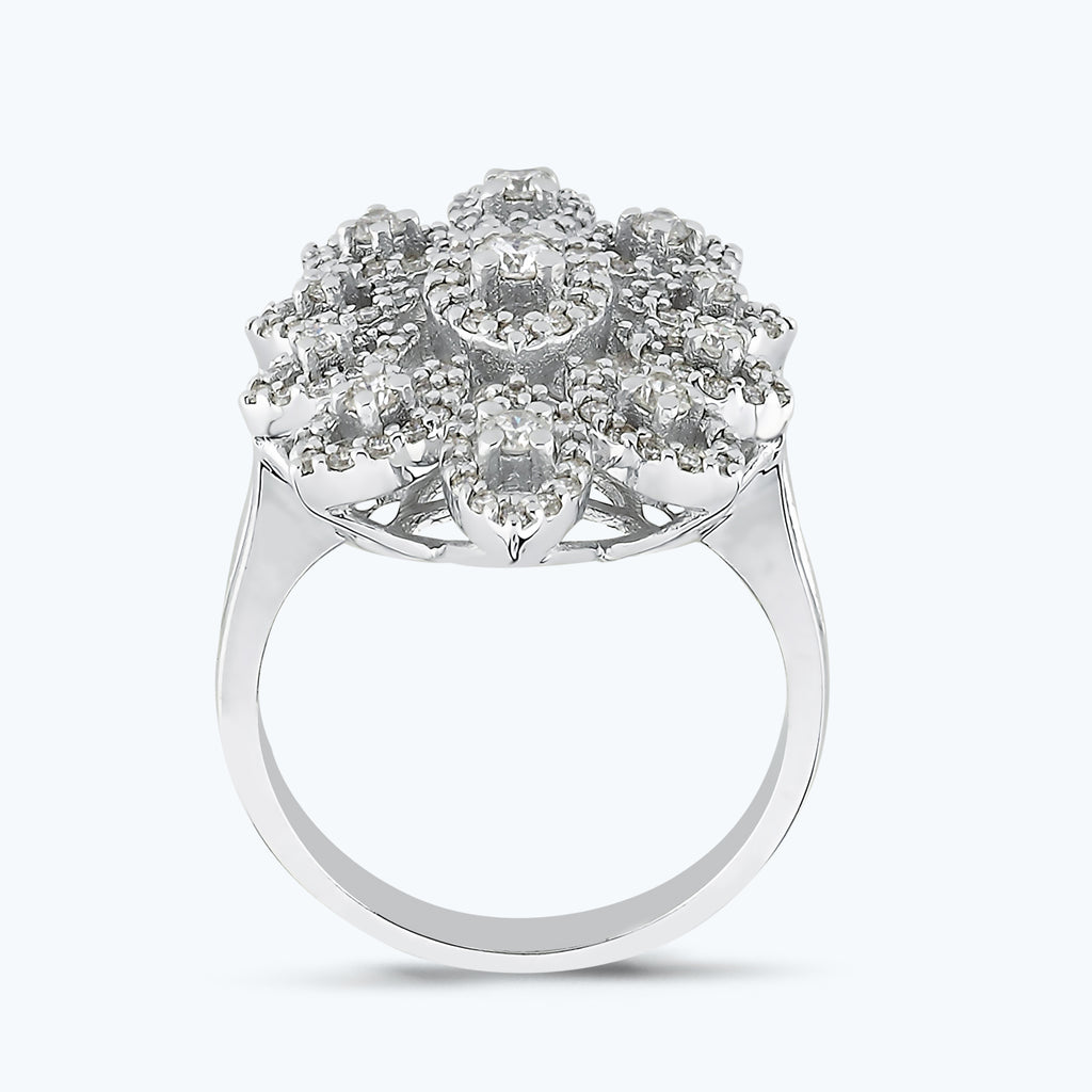 Oval Diamantring