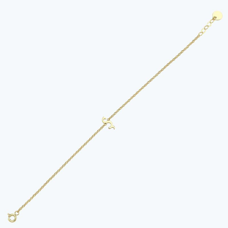 Buchstabe Ş Goldarmband