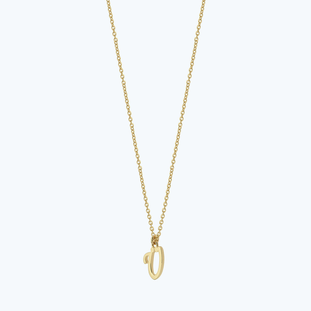 Collier Or U Alphabet
