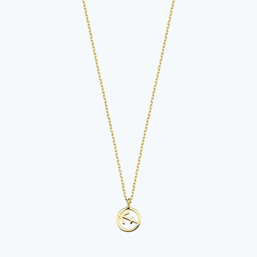 Zodiac Sign Sagittarius Gold Necklace