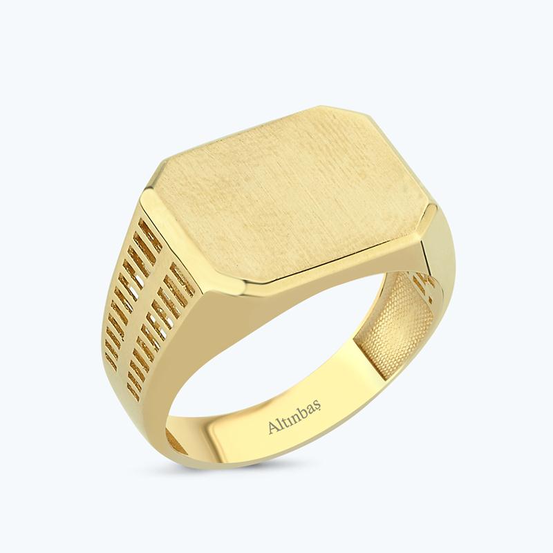 Herren Goldring