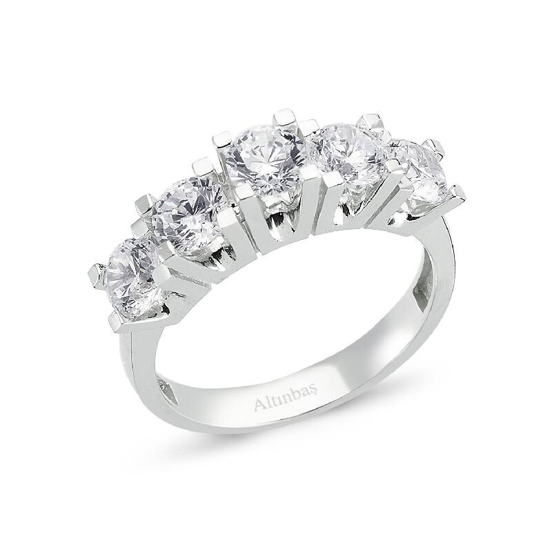 Five Stone Gold Ring