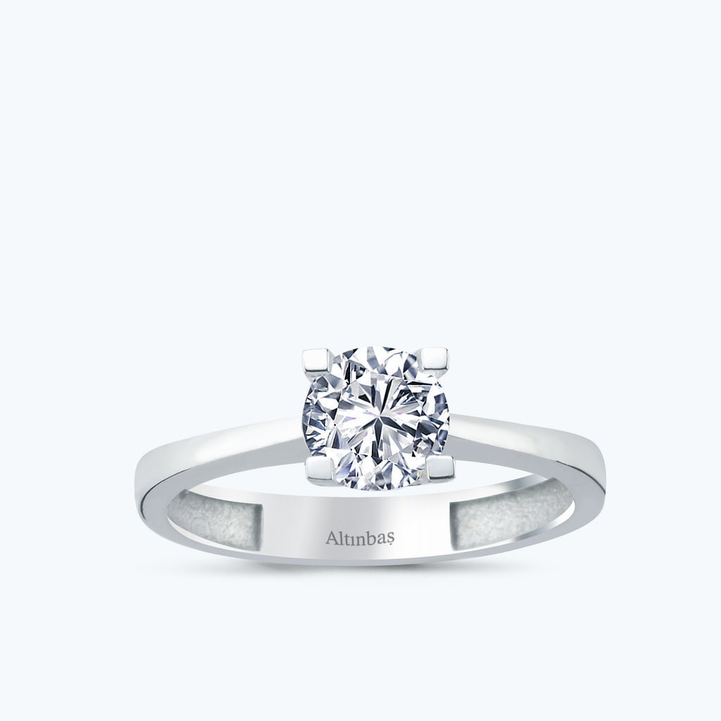 Solitär Goldring