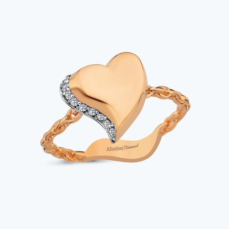 Heart Diamond Ring- Charlotte