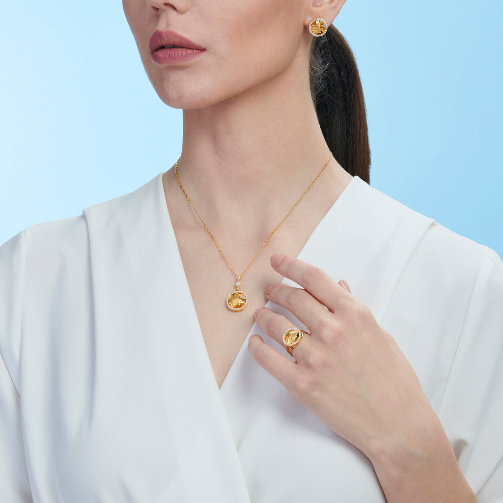 Parure Or Tugra 22K