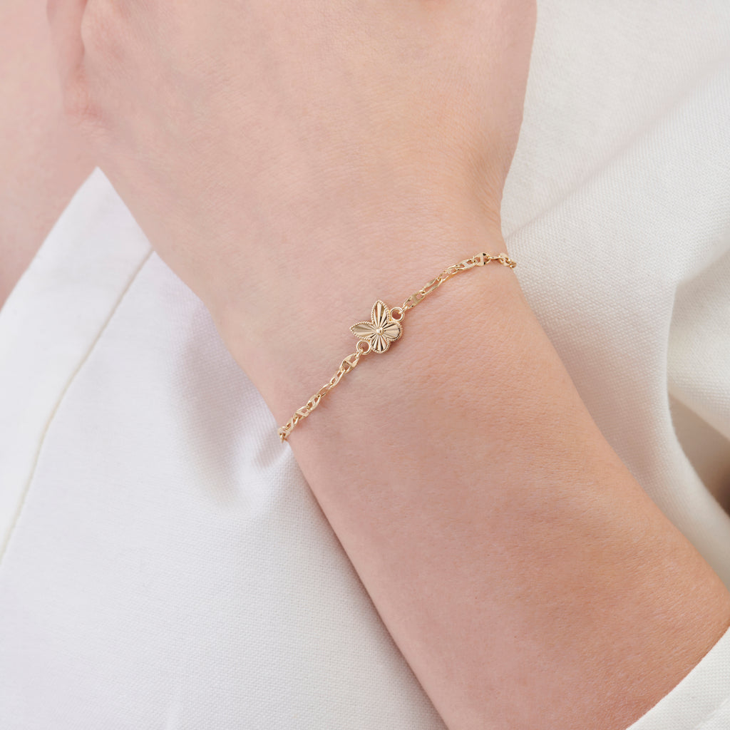 Bracelet Or Papillon