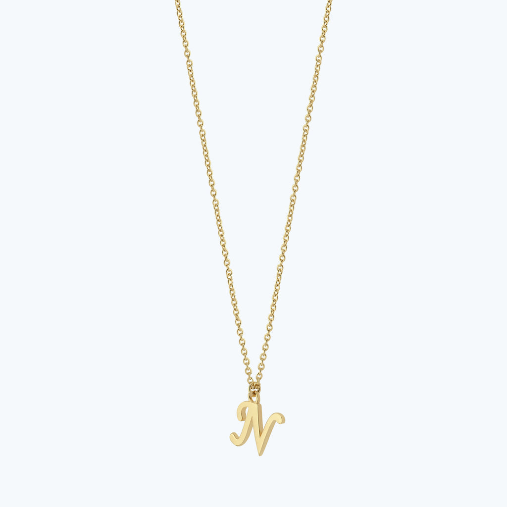 Collier Or Lettre N