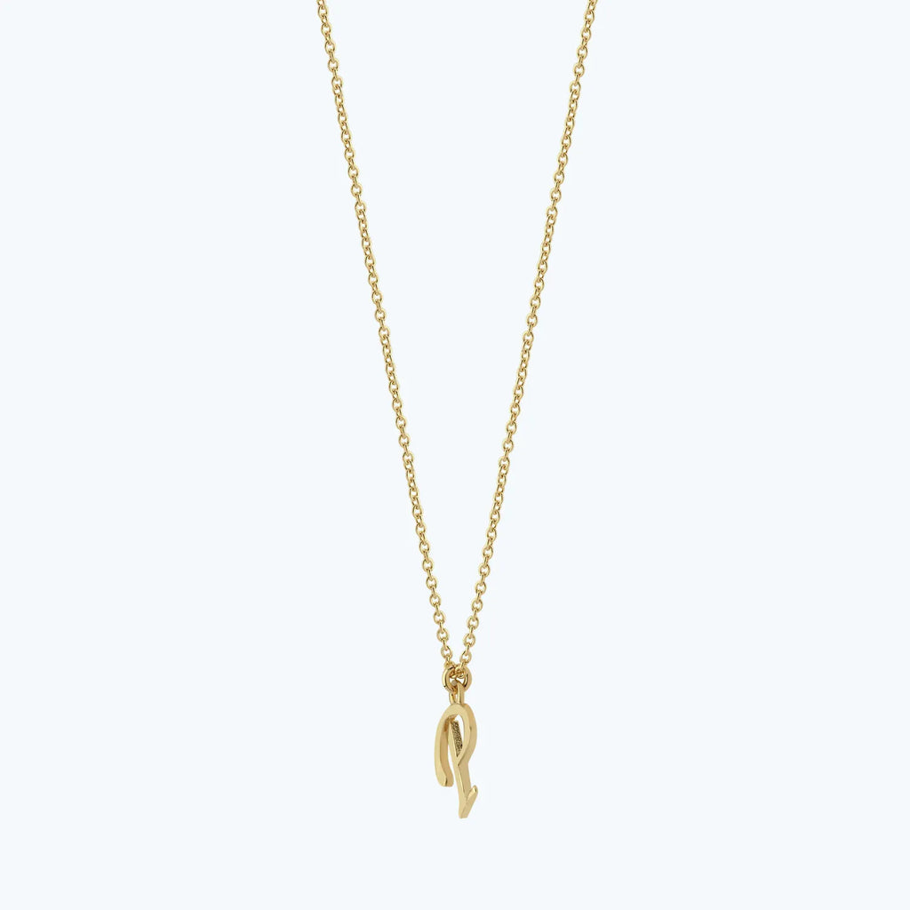 Collier Or Lettre P