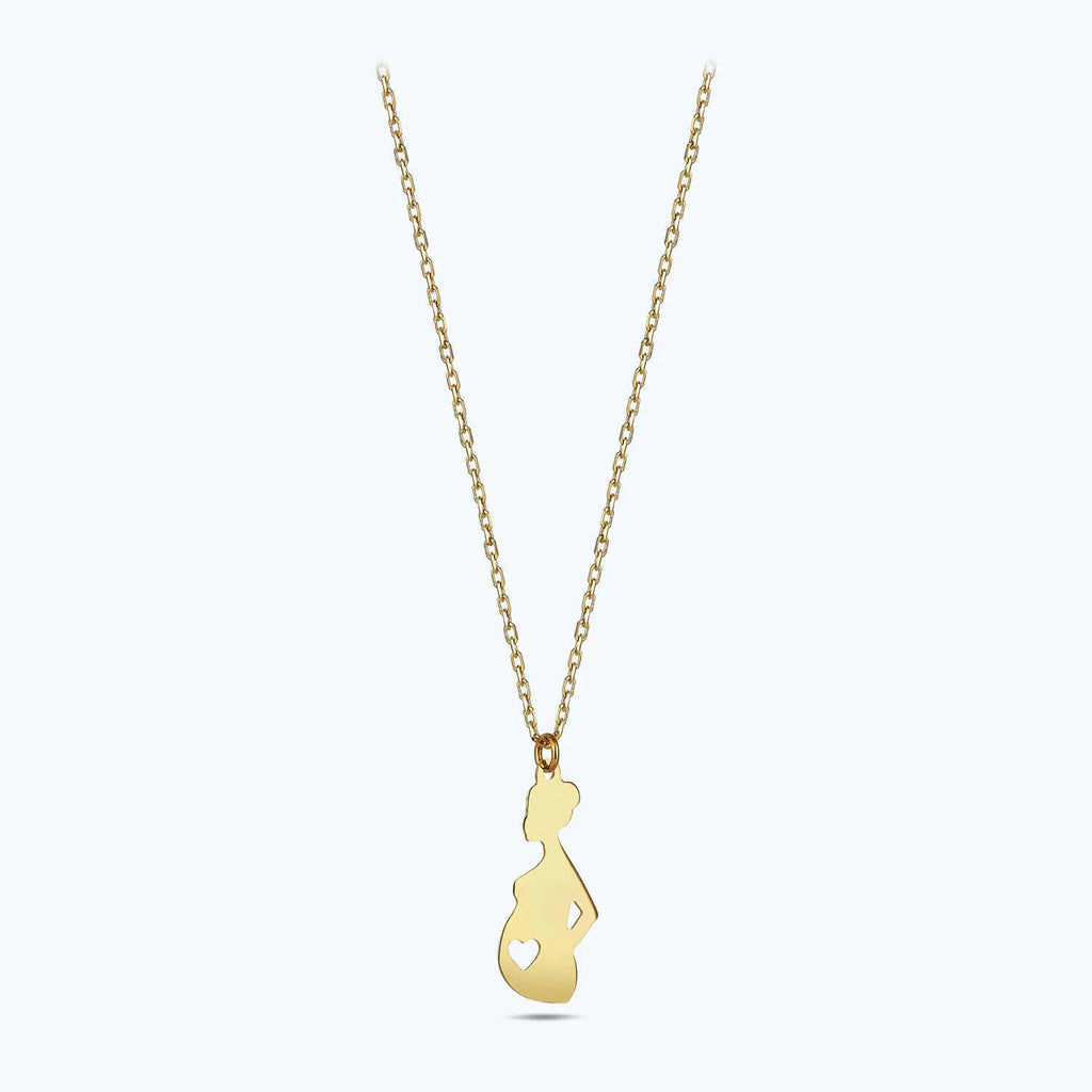 Mom To Be Gold Necklace