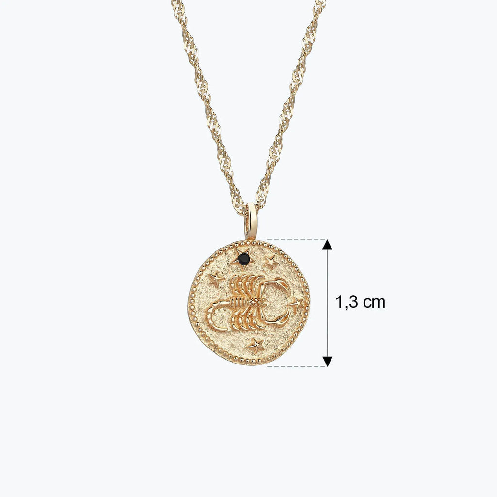 Altınbaş Horoskop Skorpion Goldkette