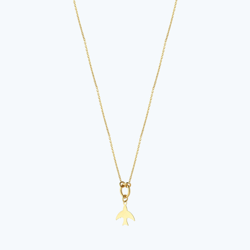 Schwalbe Vogel Goldkette