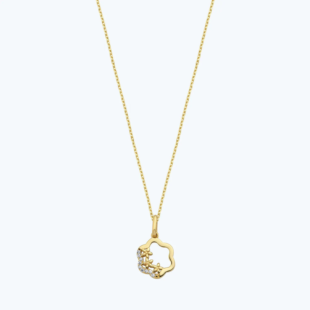 Blumen Goldkette