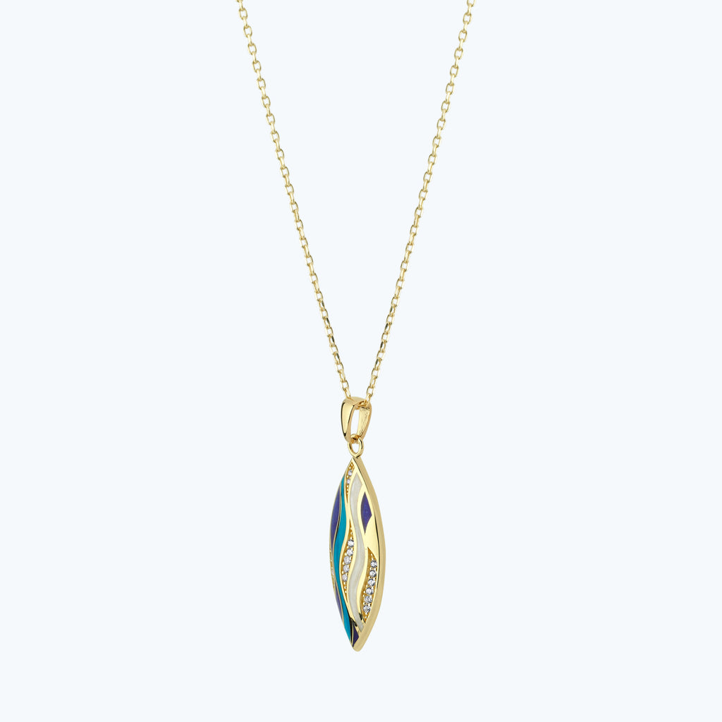 Moire Goldkette